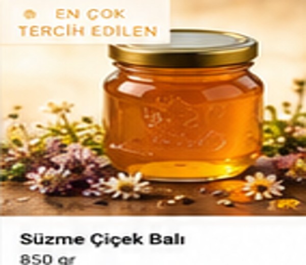 Süzme Çiçek Balı